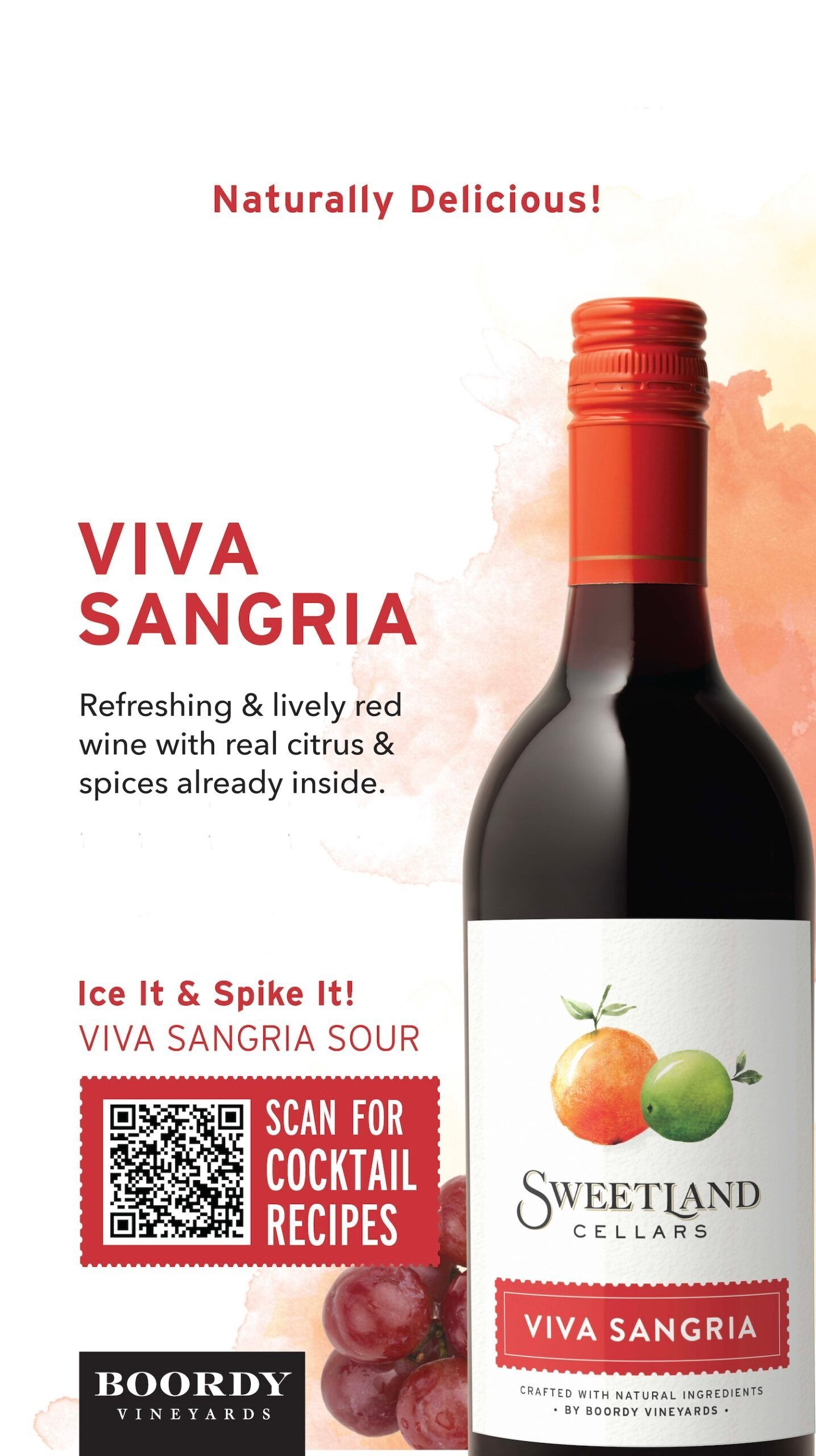 Viva Sangria with Cocktail QR