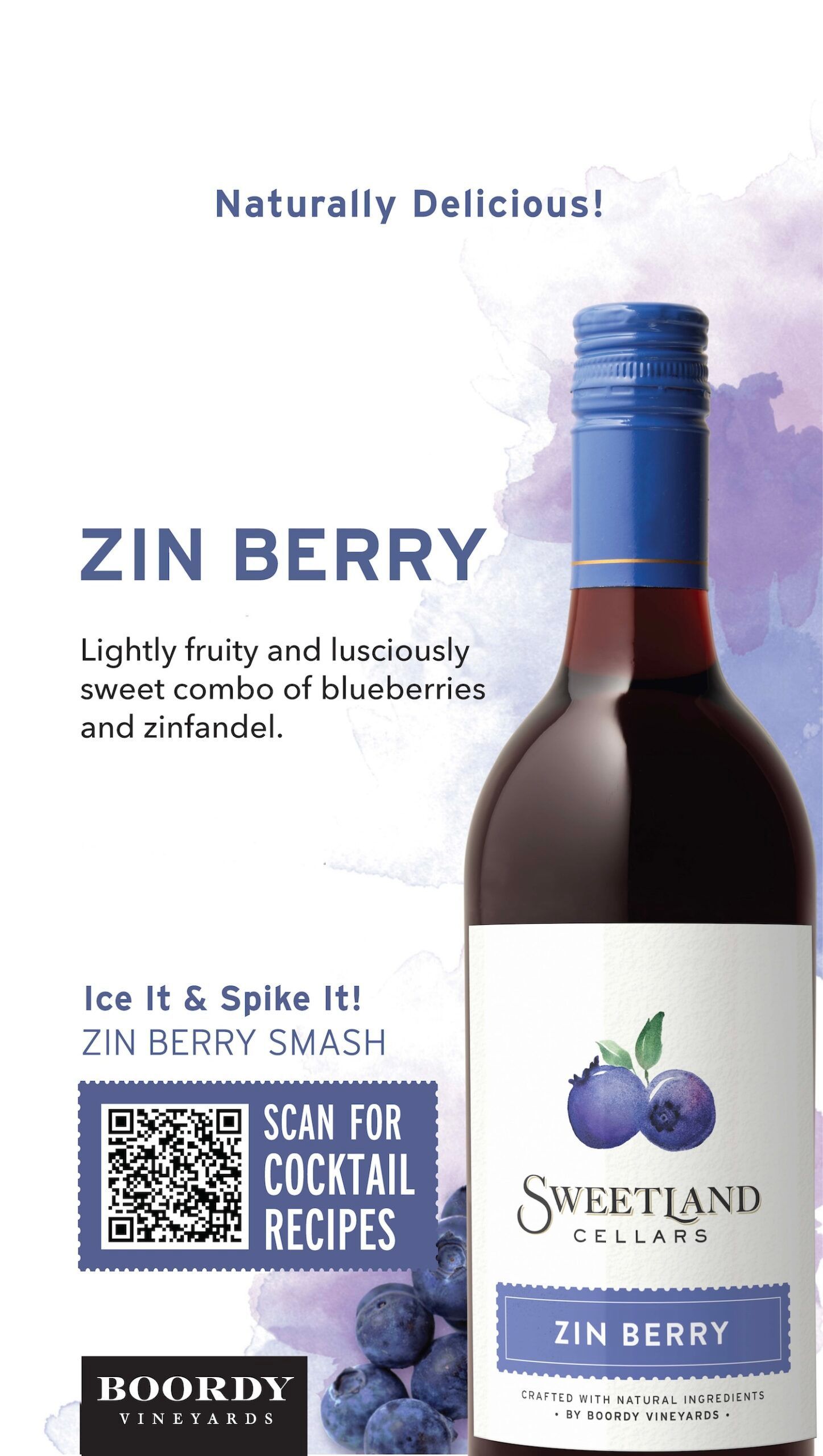 Zin Berry with Cocktail QR