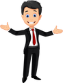 A Man With Suit Illustrator - New London, CT - Action Auto Insurance Agency Inc.