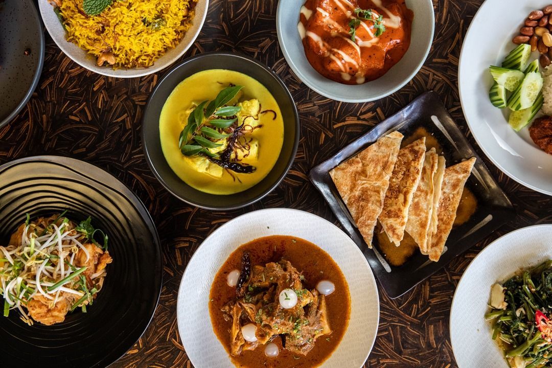 There are many different types of food on the table.