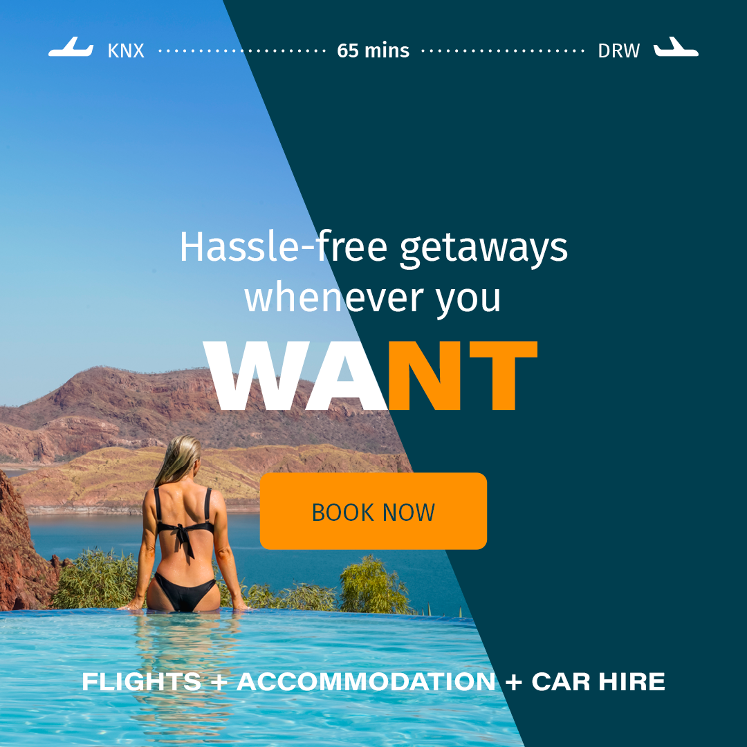 An advertisement for hassle free getaways whenever you want