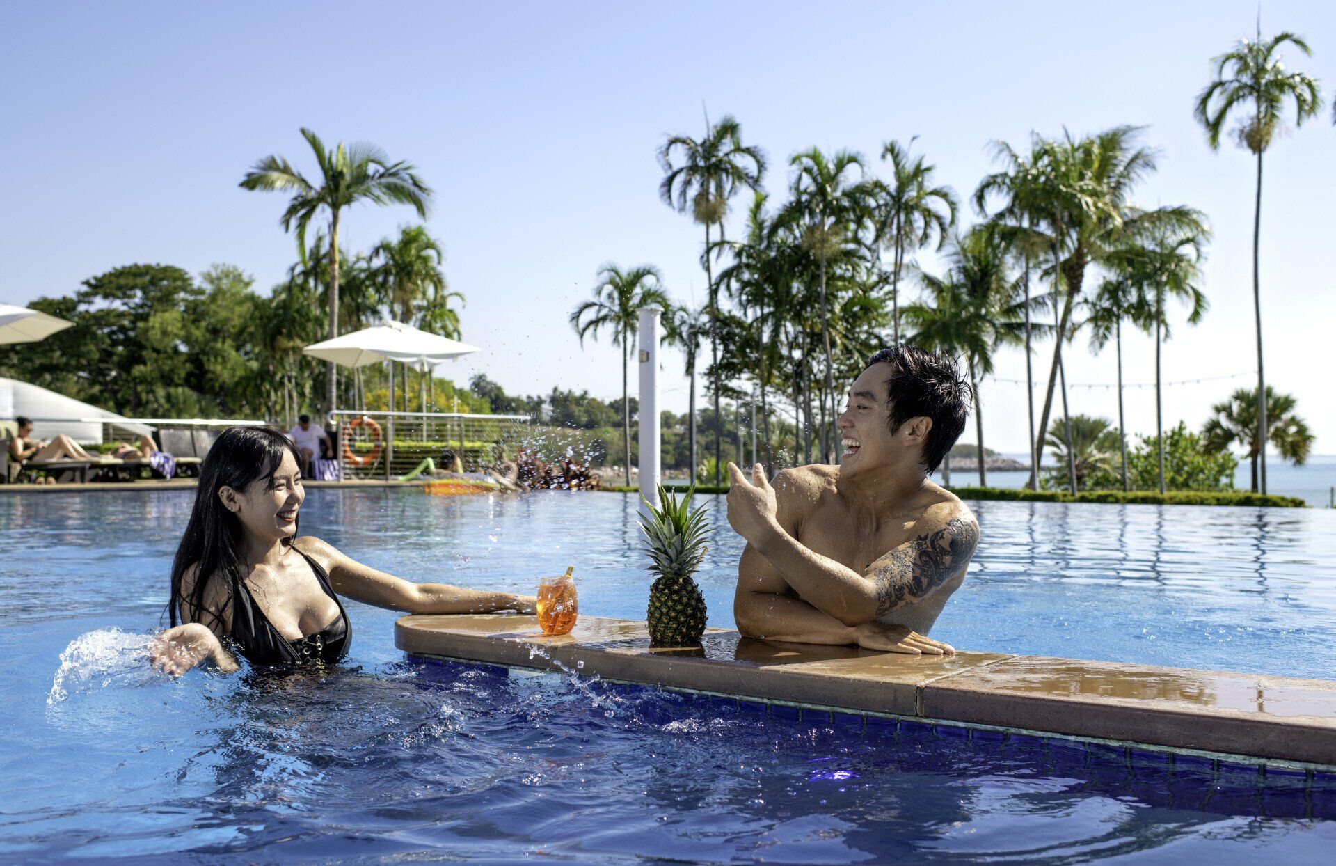 Swimming at Mindil Beach Casino. Photos Tourism NT/Shaana McNaught