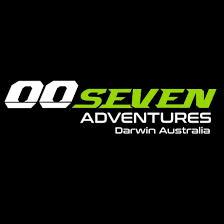 The logo for 00 seven adventures darwin australia