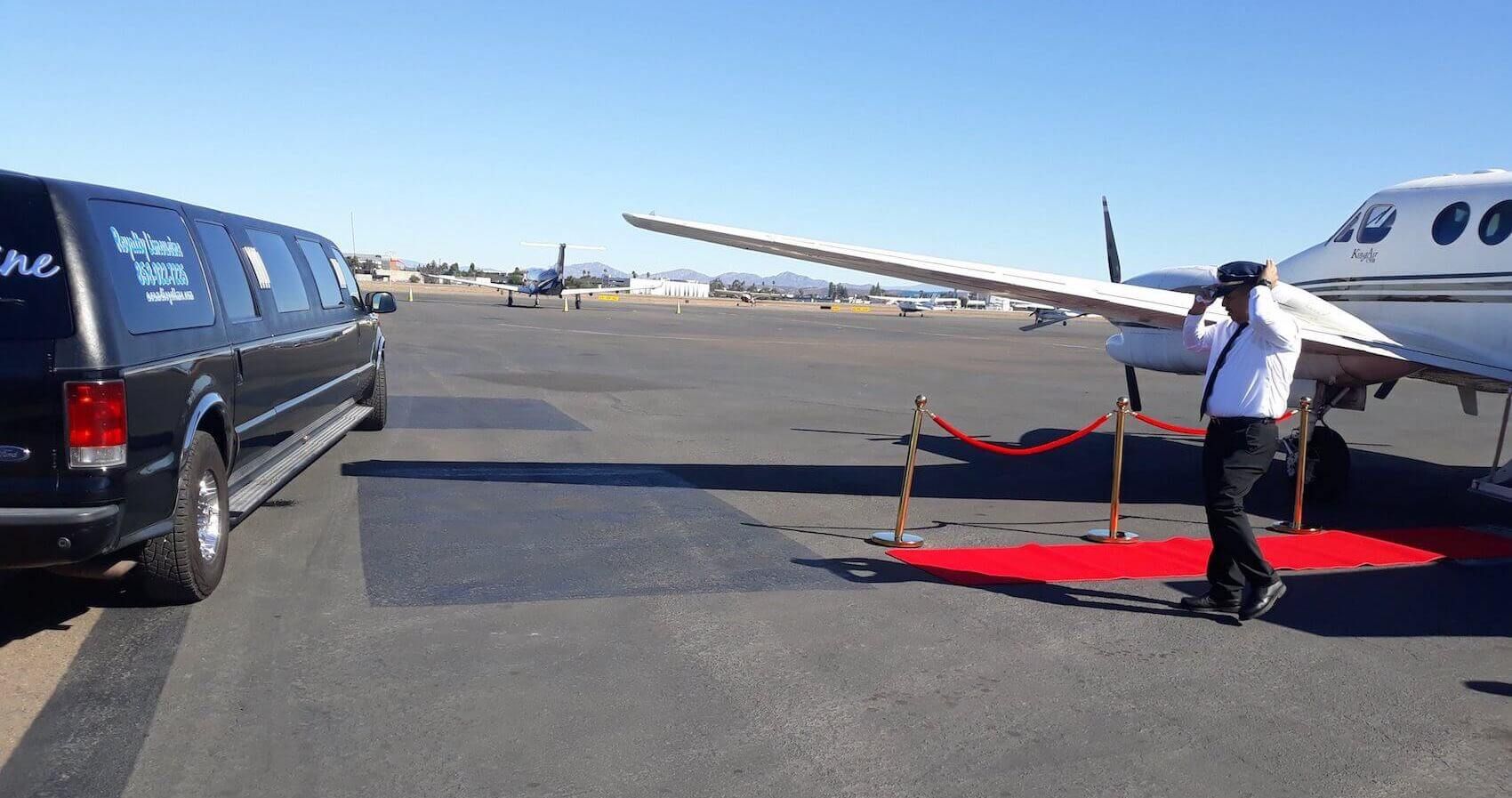San Diego Private Airport Red Carpet Service