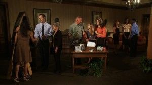 Family Holding a Family Service