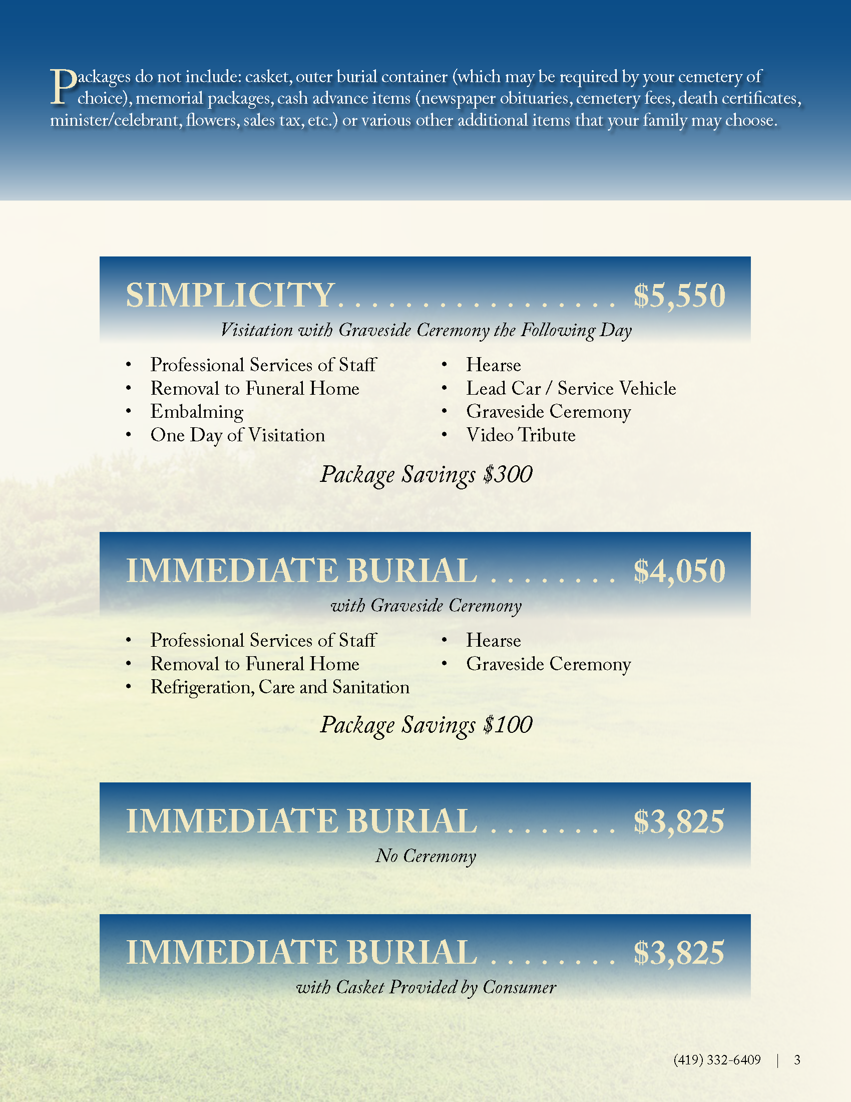 Burial Options Pricing Page 2