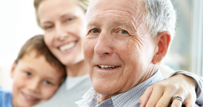 Old Man With Grandkids
