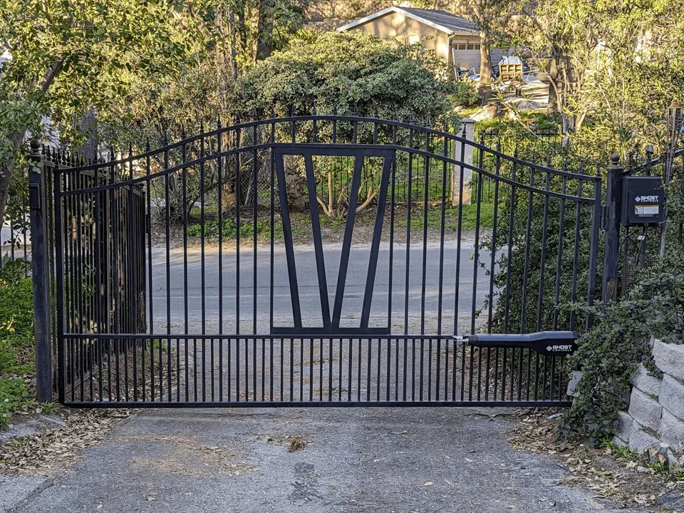 Community entry gate, 40-unit HOA