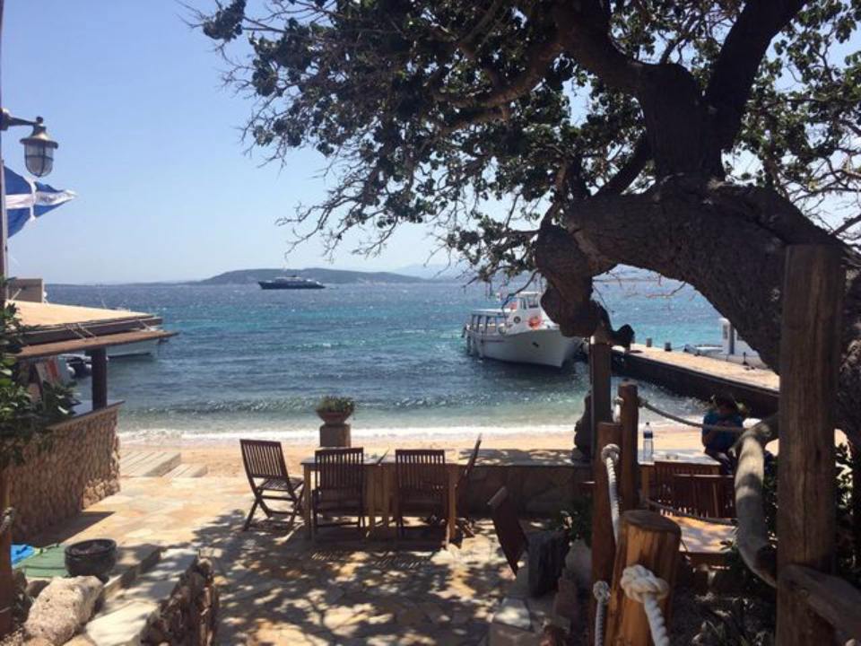 bar with a sea view