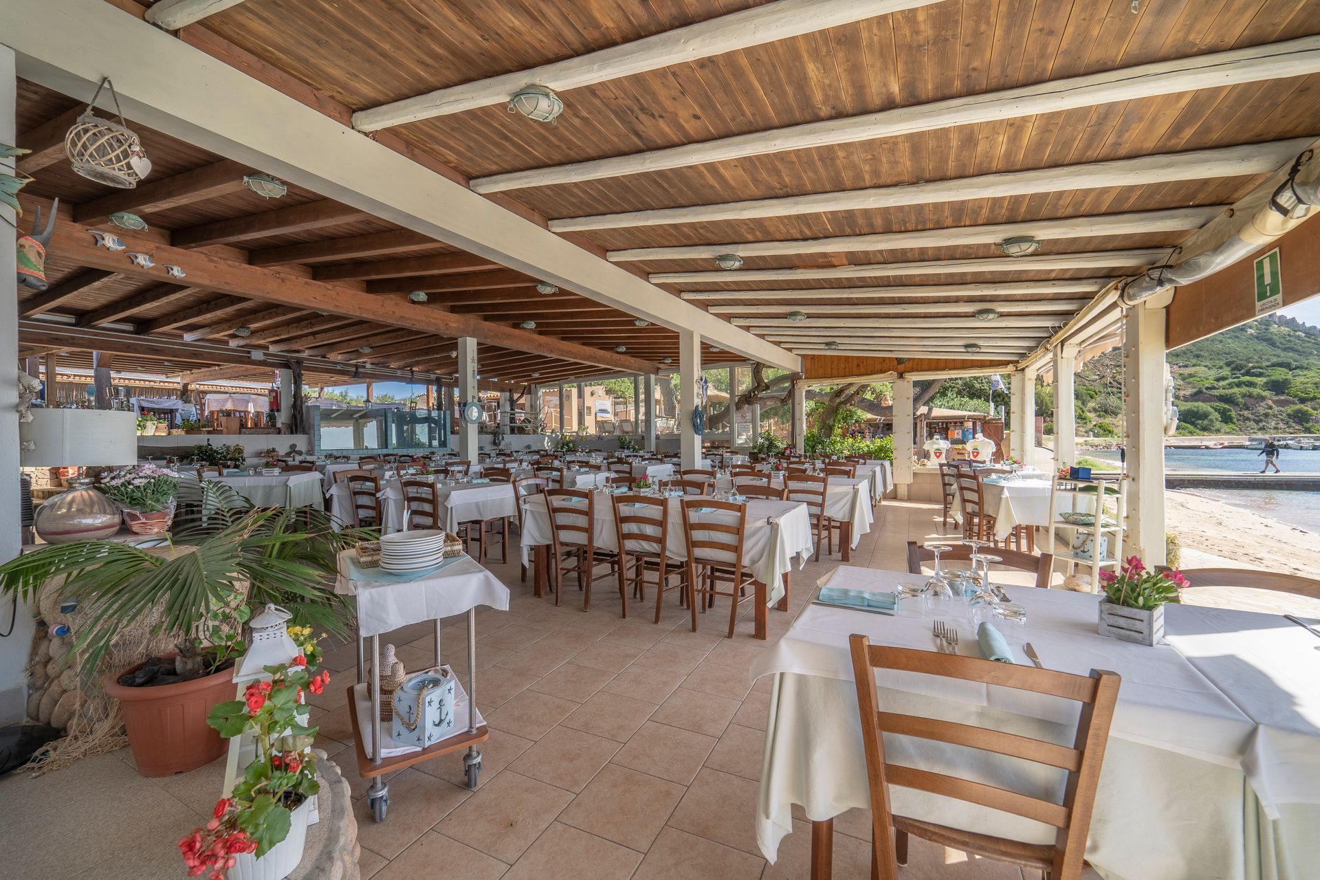 Maritime-style tables