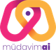 A pink and orange logo for mudavimai