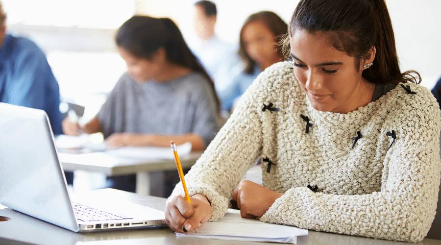 students in school