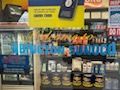 A store display case filled with lots of different items.