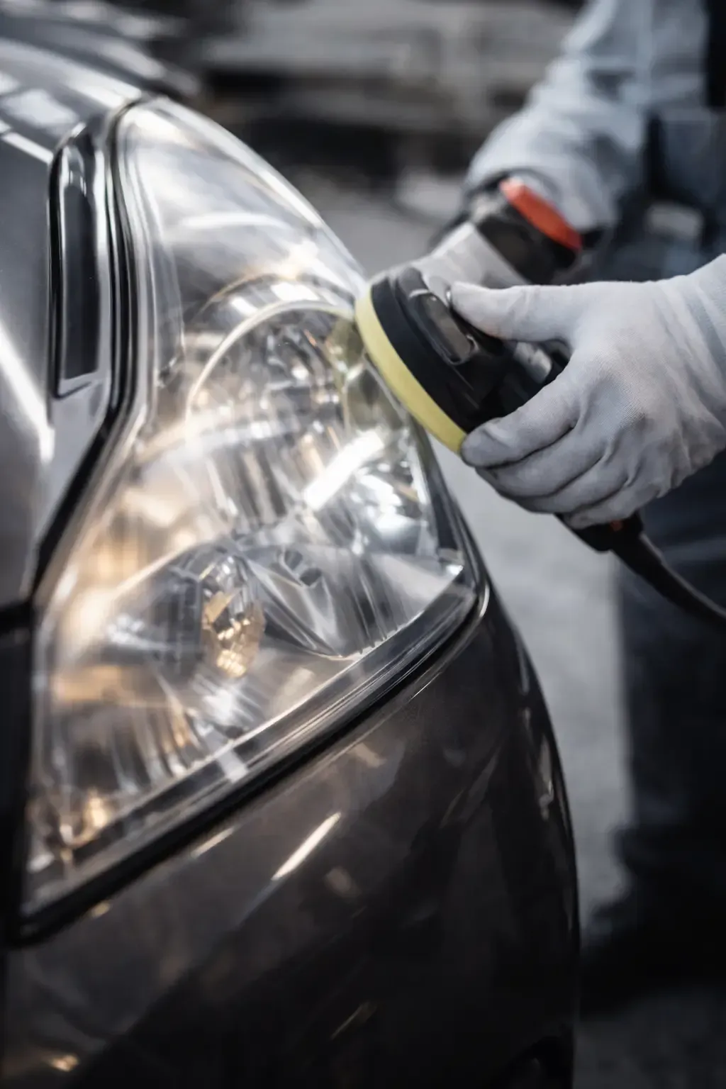 Professional headlight restoration service in Menifee CA improving visibility