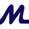 Blue and red heart-shaped graphic; each side has stylized strokes converging at the top, suggesting unity.