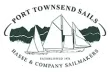A logo for port townsend sails hasse & company sailmakers
