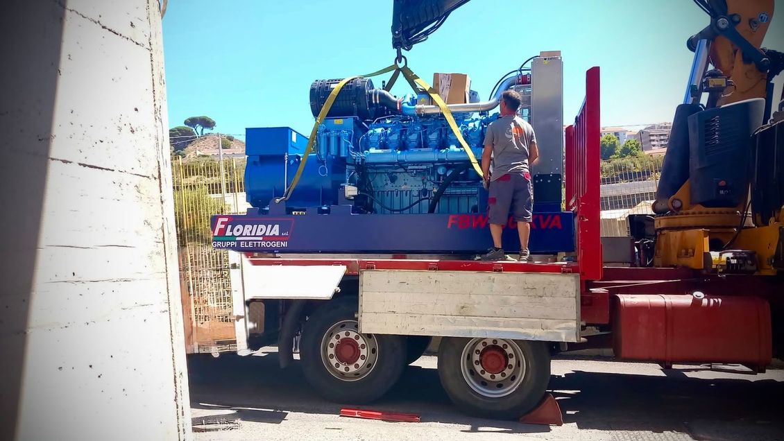 NOLEGGIO GRUPPO ELETTROGENO 80 Kw eseguito presso Industria di Catania
