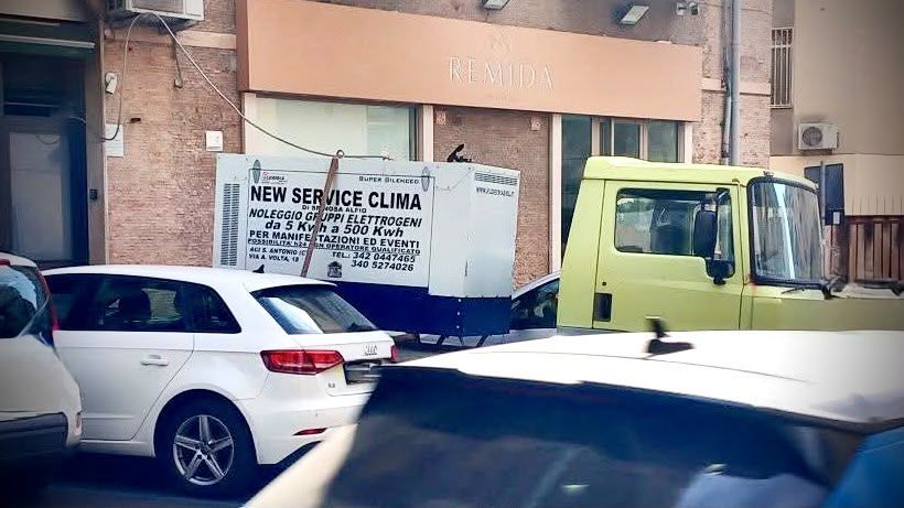 NOLEGGIO GRUPPO ELETTROGENO 30 Kw eseguito presso RE MIDA a Catania
