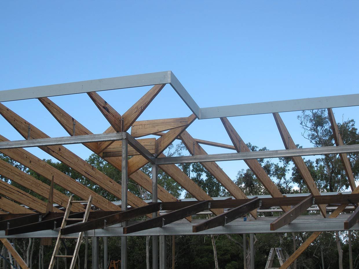 A Wooden Structure With a Blue Sky in the Background — Sven Margraf Constructions Pty Ltd In Atherton QLD