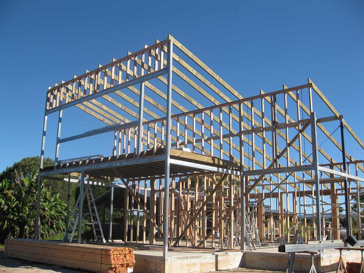 A Building Under Construction With a Blue Sky in the Background — Sven Margraf Constructions Pty Ltd In Atherton QLD