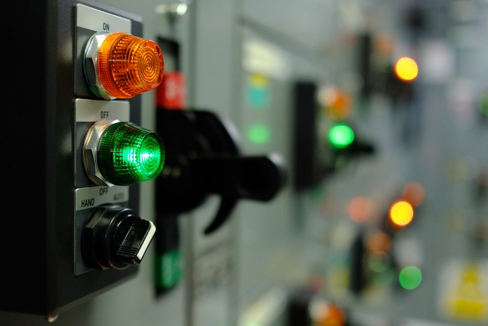 Electronic Switchboard With Coloured Status Lights — Connect Mid Coast Electrical Services In Wingham, NSW