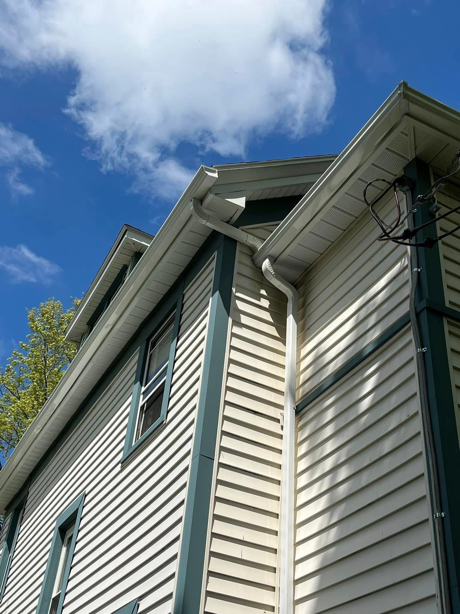 Gutter system installed in Gates, NY