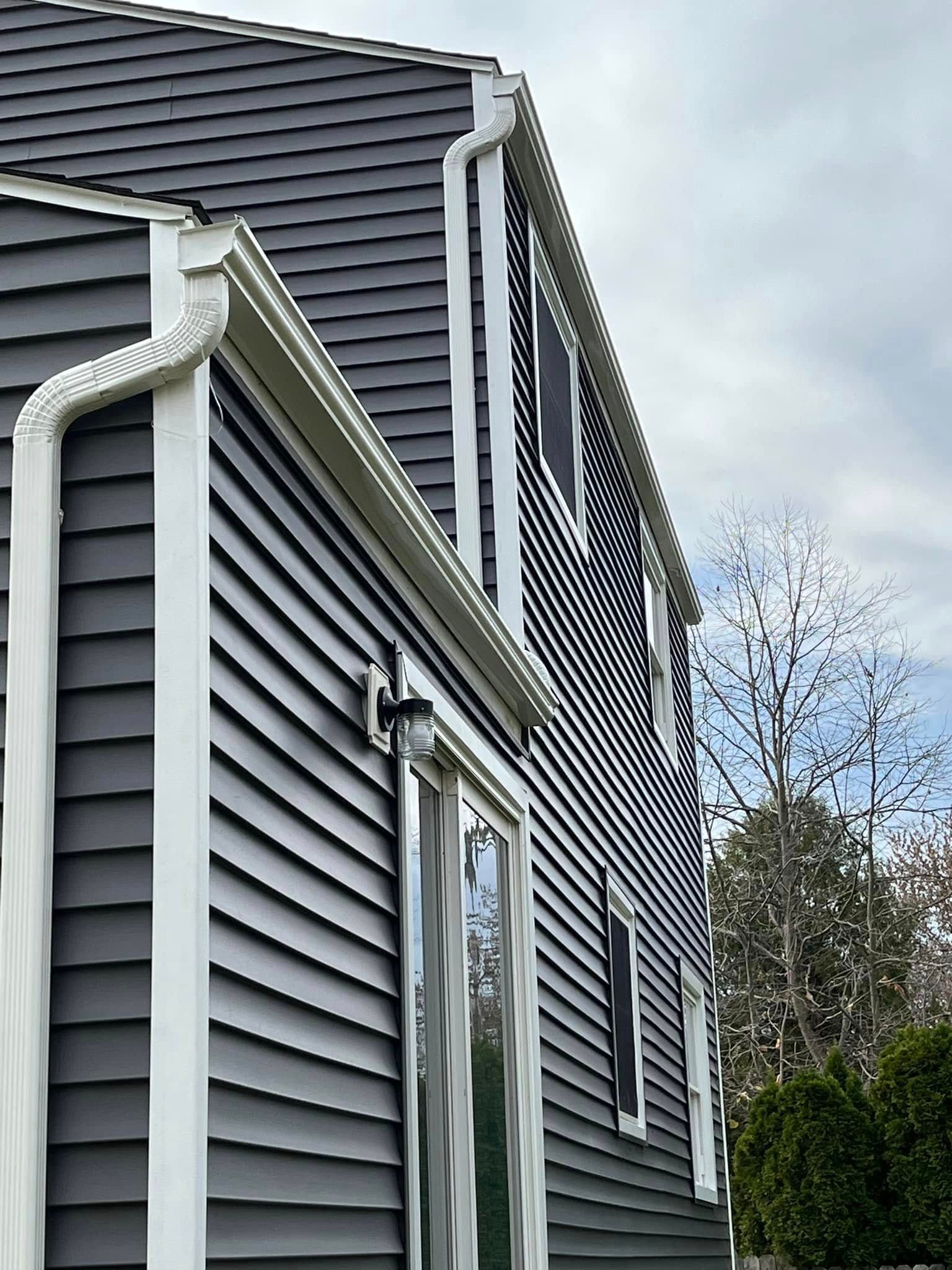 House with gutter installation in Irondequoit NY