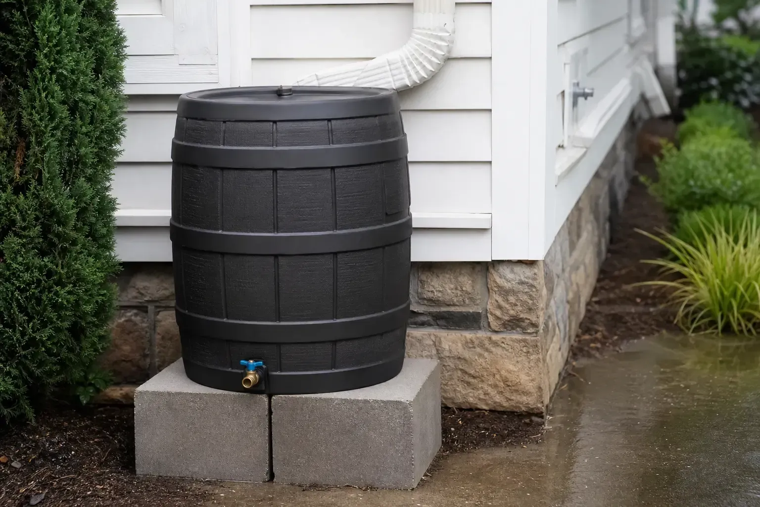  How Rain Barrels for Gutters Protect Your Foundation Without Overflow