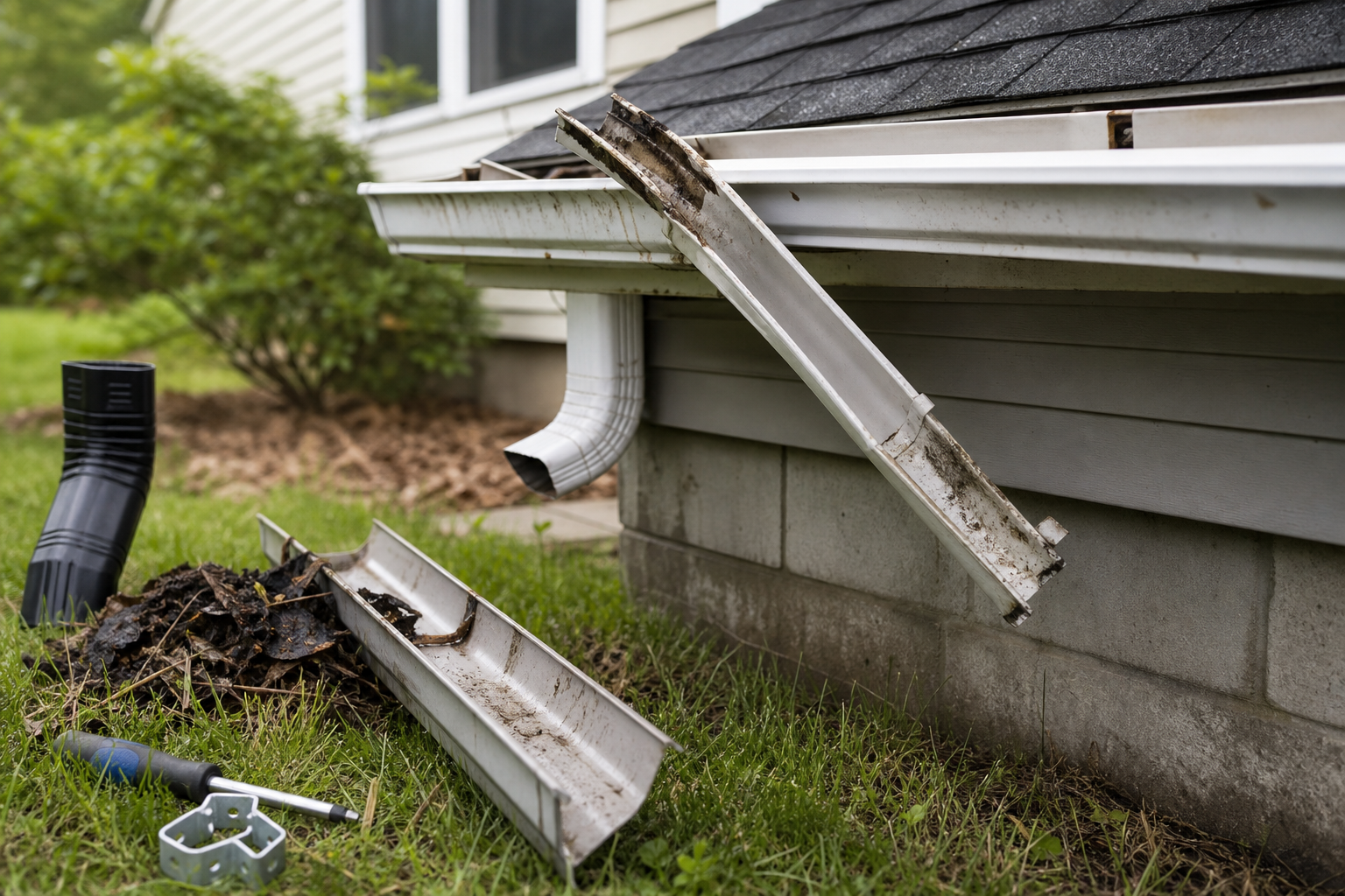 Emergency Gutter Damage: Costs & Response