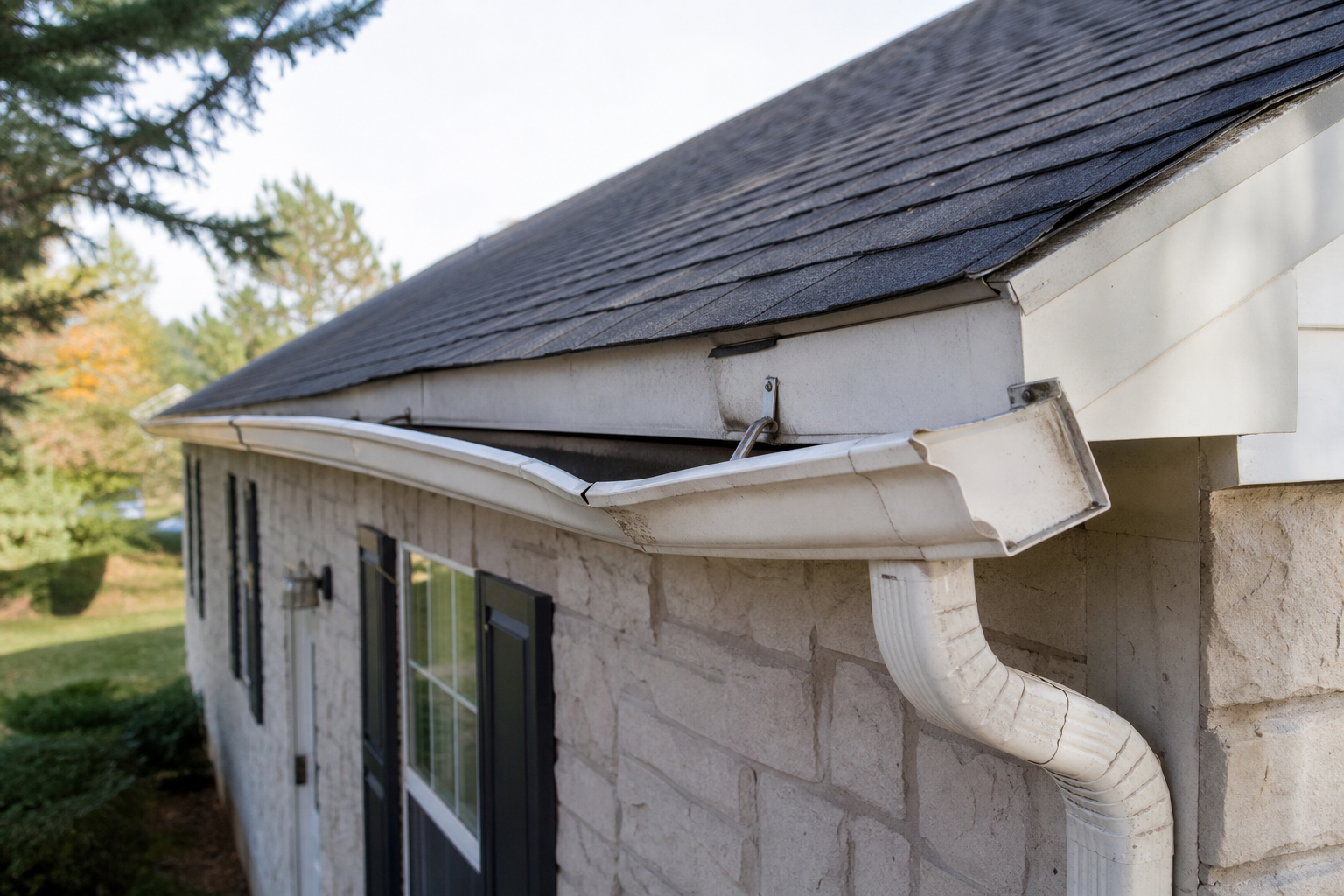 Sagging Gutters: Causes, Costs & Repair Solutions