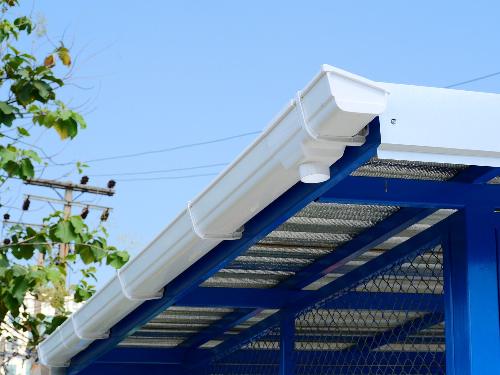 Gutter system installed in Greece, NY