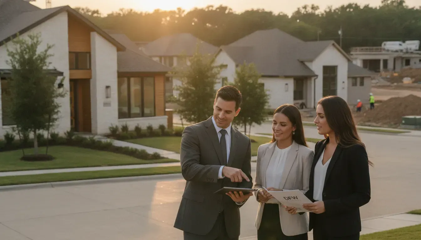 A new build home in DFW, a top choice for homebuyers in the area.