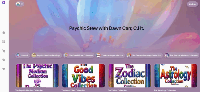 Psychic Stew with Dawn Carr, C.Ht. SHOP App