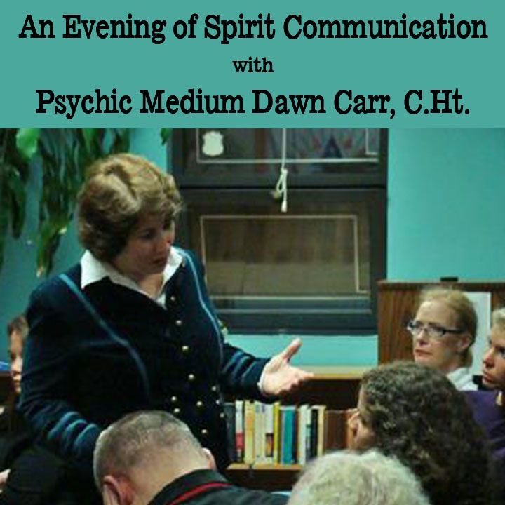 Psychic Medium Dawn Carr, C.Ht. performs at the Edgar Cayce Center in New York City. Psychic Medium Dawn Carr, C.Ht. performs at the Edgar Cayce Center in New York City.