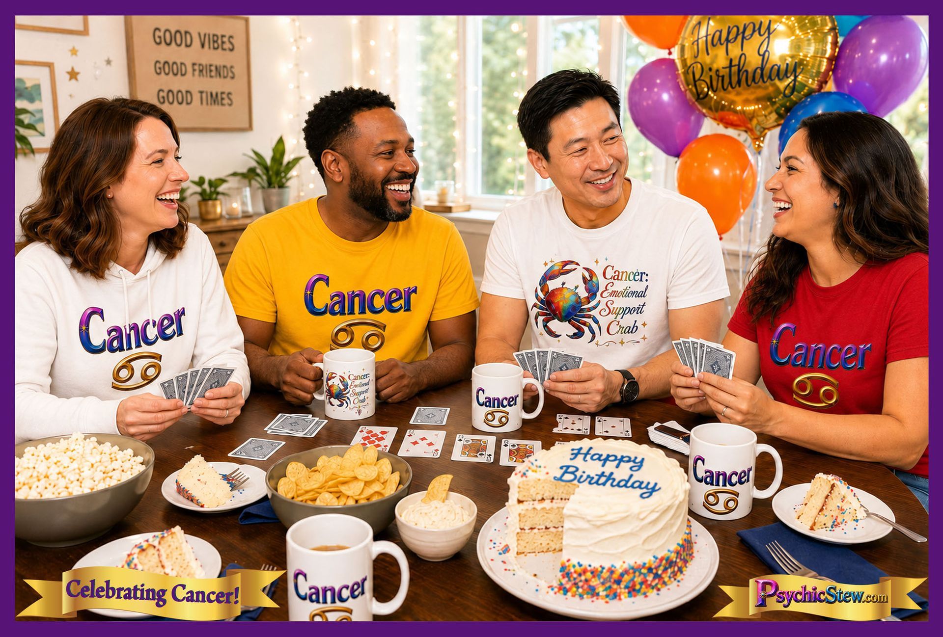 Celebrating Cancer at Psychic Stew!