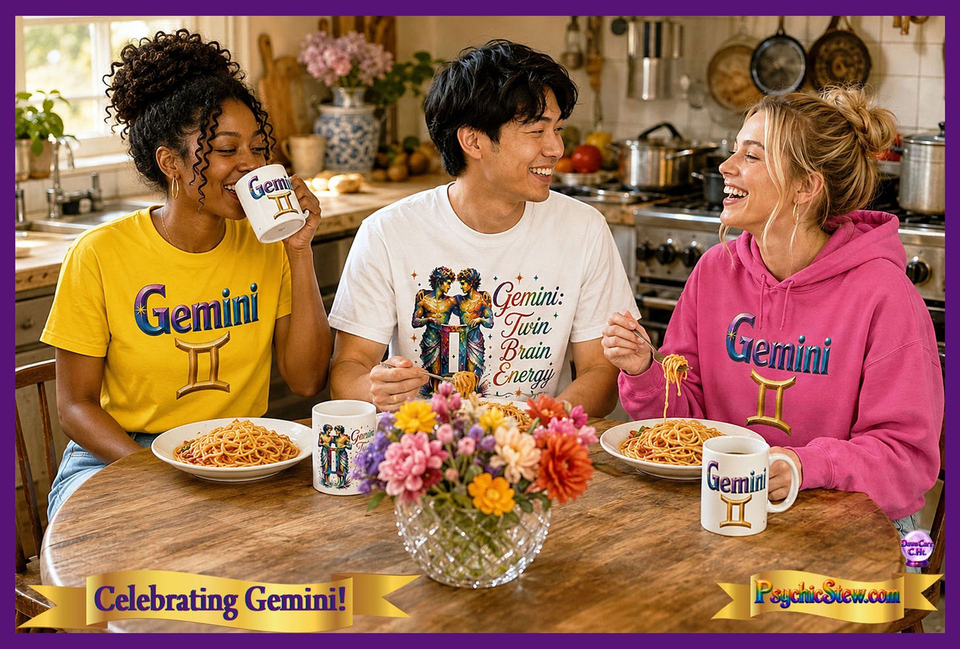Celebrating Gemini at Psychic Stew!
