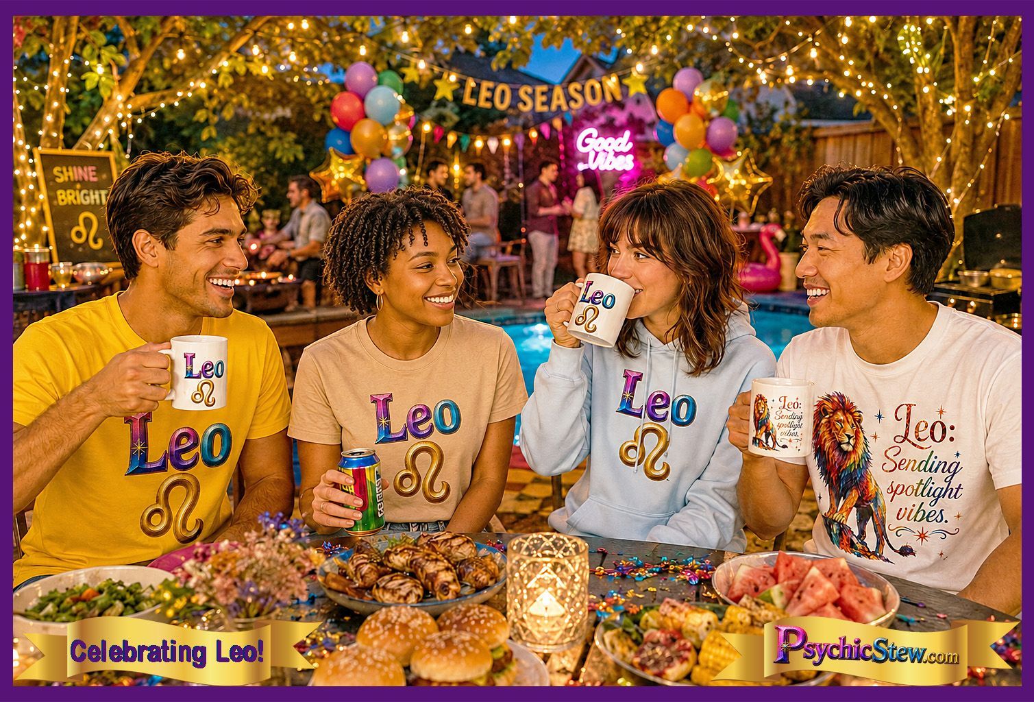 Celebrating Leo at Psychic Stew!