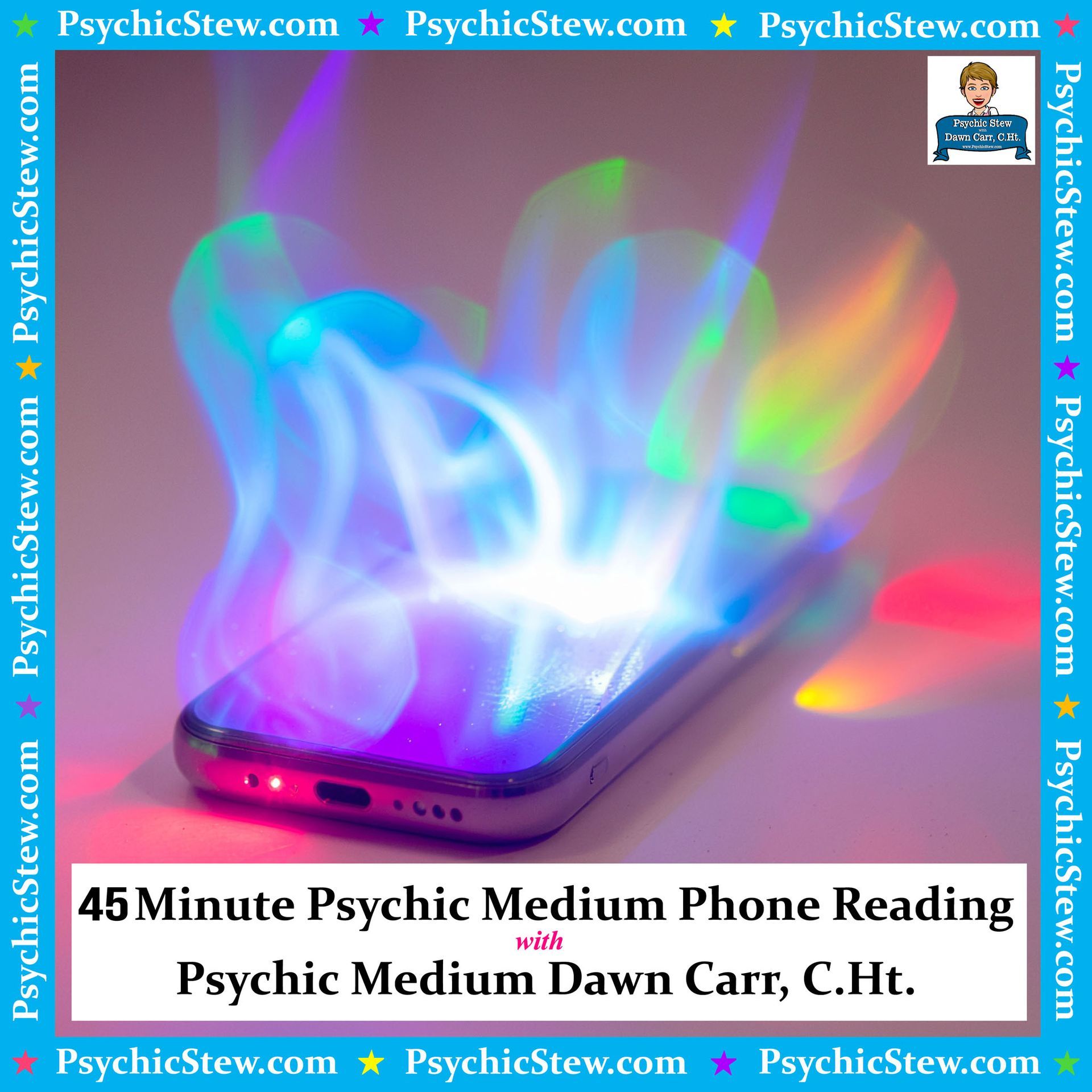 45 Minute Psychic Medium Phone Reading with Dawn Carr, C.Ht.