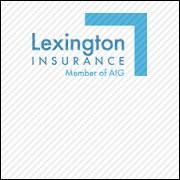 Lexington Insurance logo in blue, with “Member of AIG” beneath it.