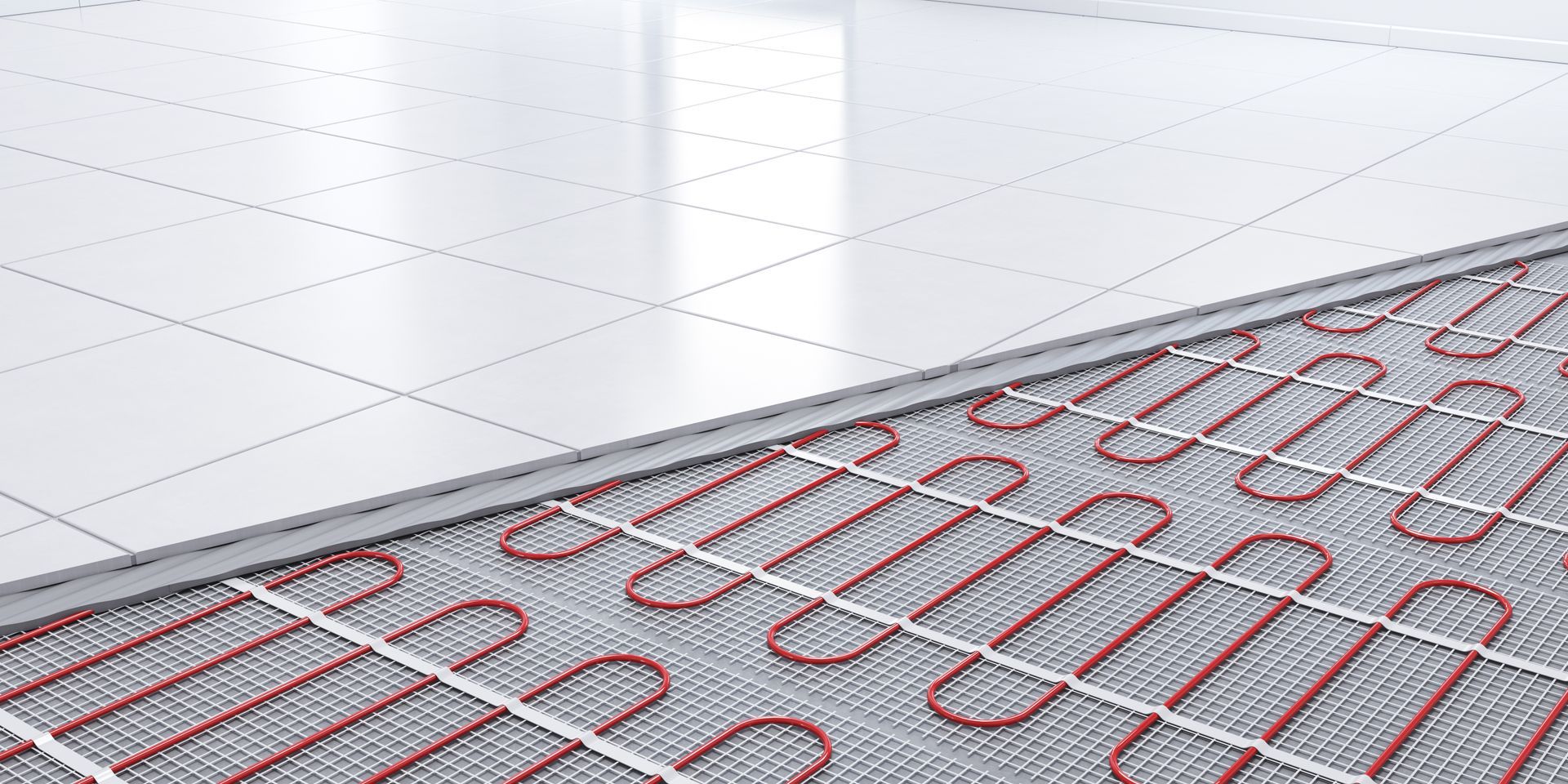 Machine Running Screed Flooring At A Construction Site — Sydney Underfloor Heating in Woonona, NSW