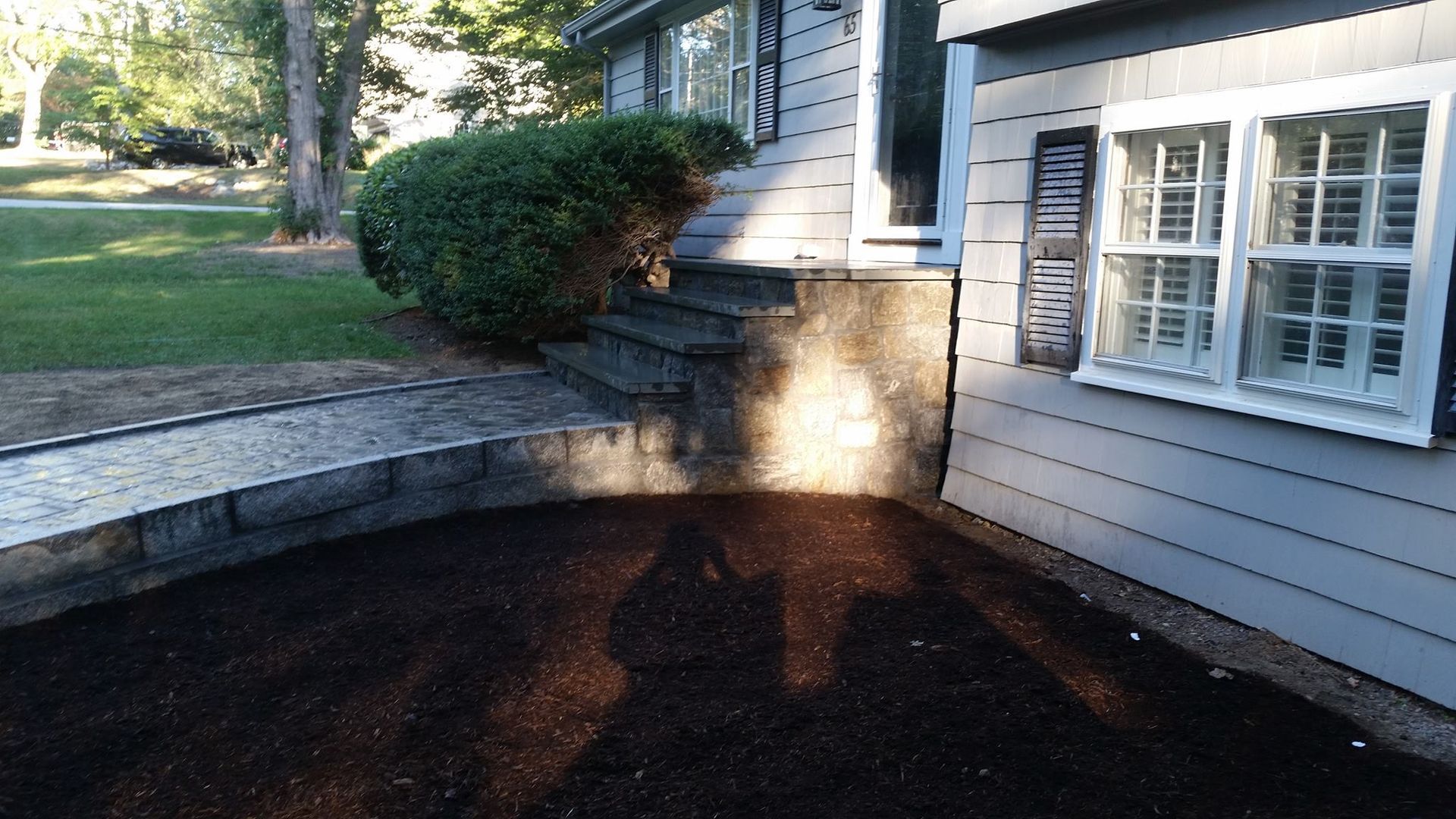 stone walkway