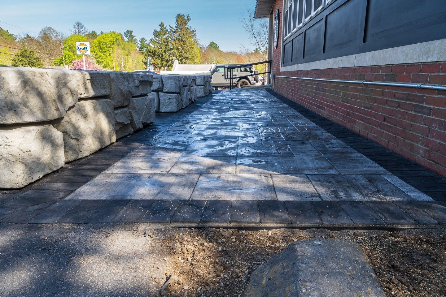 stone walkway
