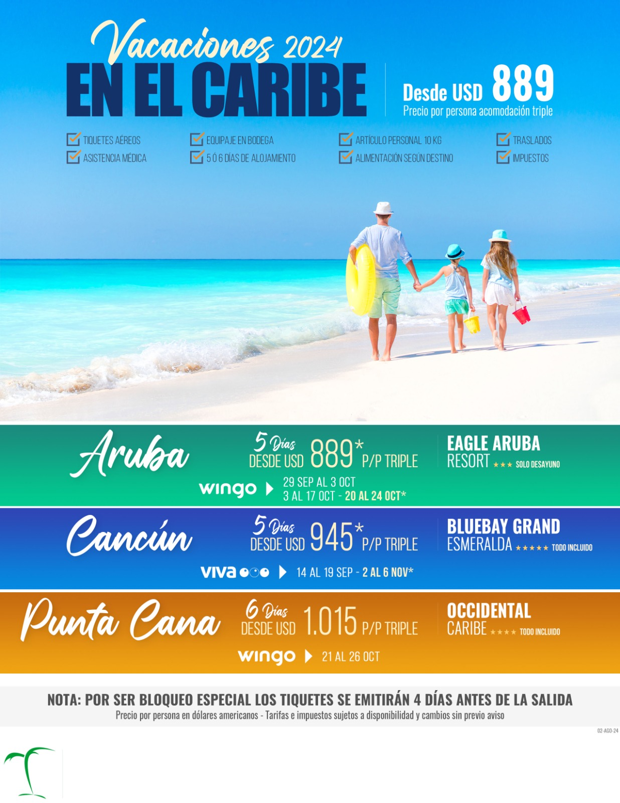 Punta Cana Navidad Wingo 2024 TU RESERVA Colombia