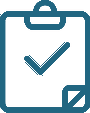 clipboard with checkmark icon