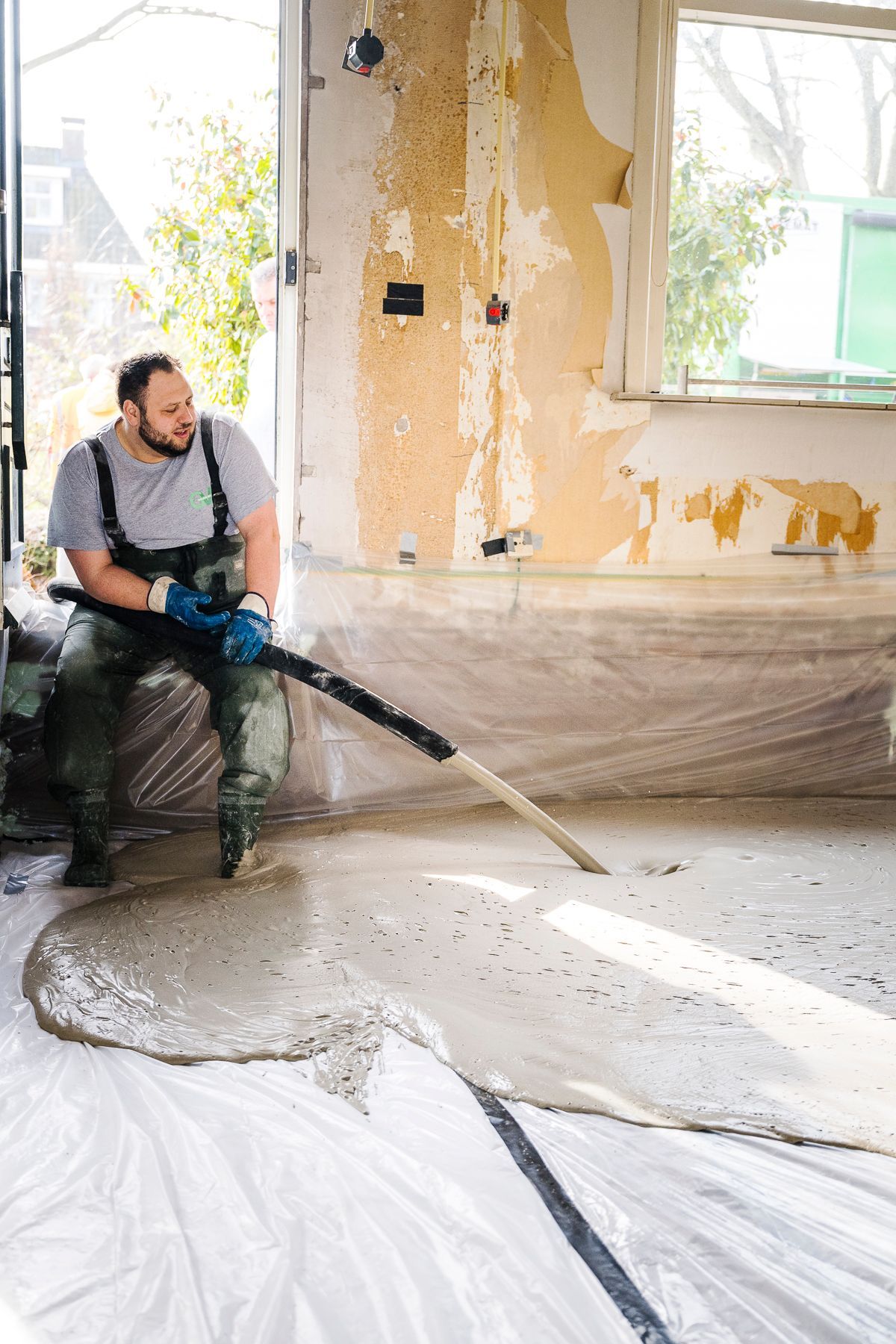 kruipruimte isolatie met schuimbeton is onderdeel van het Top Renovloer concept