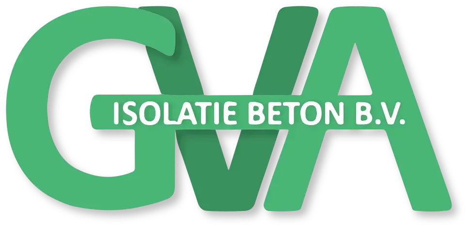 GVA logo in green with white banner reading “ISOLATIE BETON B.V.”