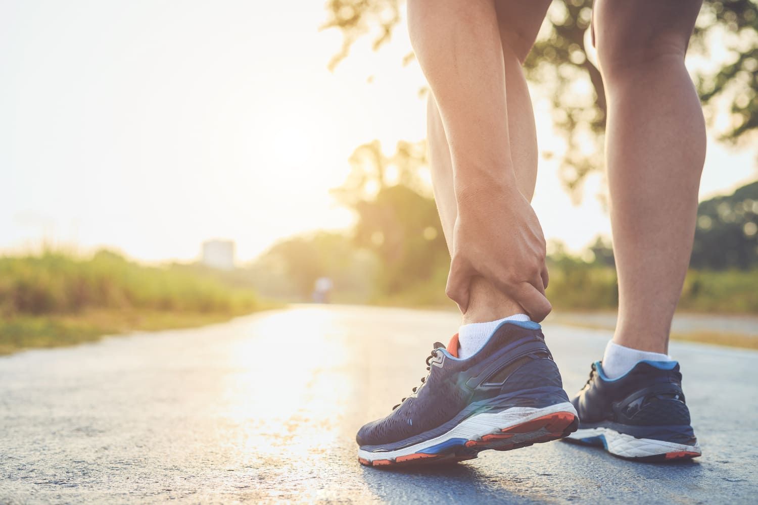 runner with ankle sprain