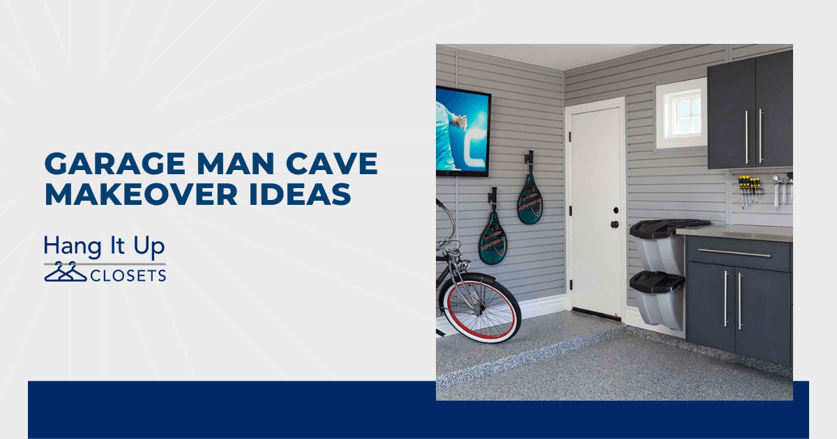 A picture of a garage man cave makeover ideas.