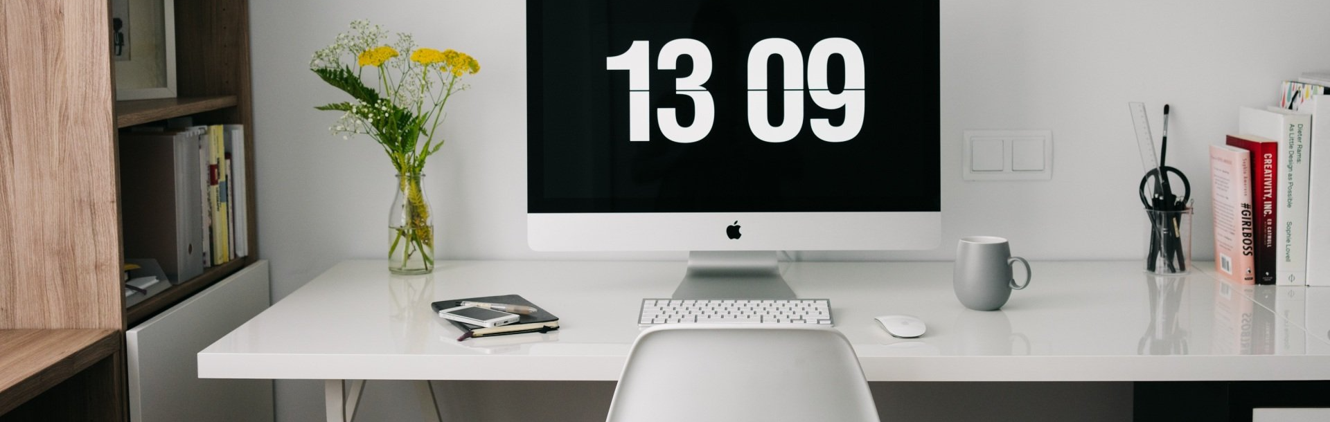 A tidy desk