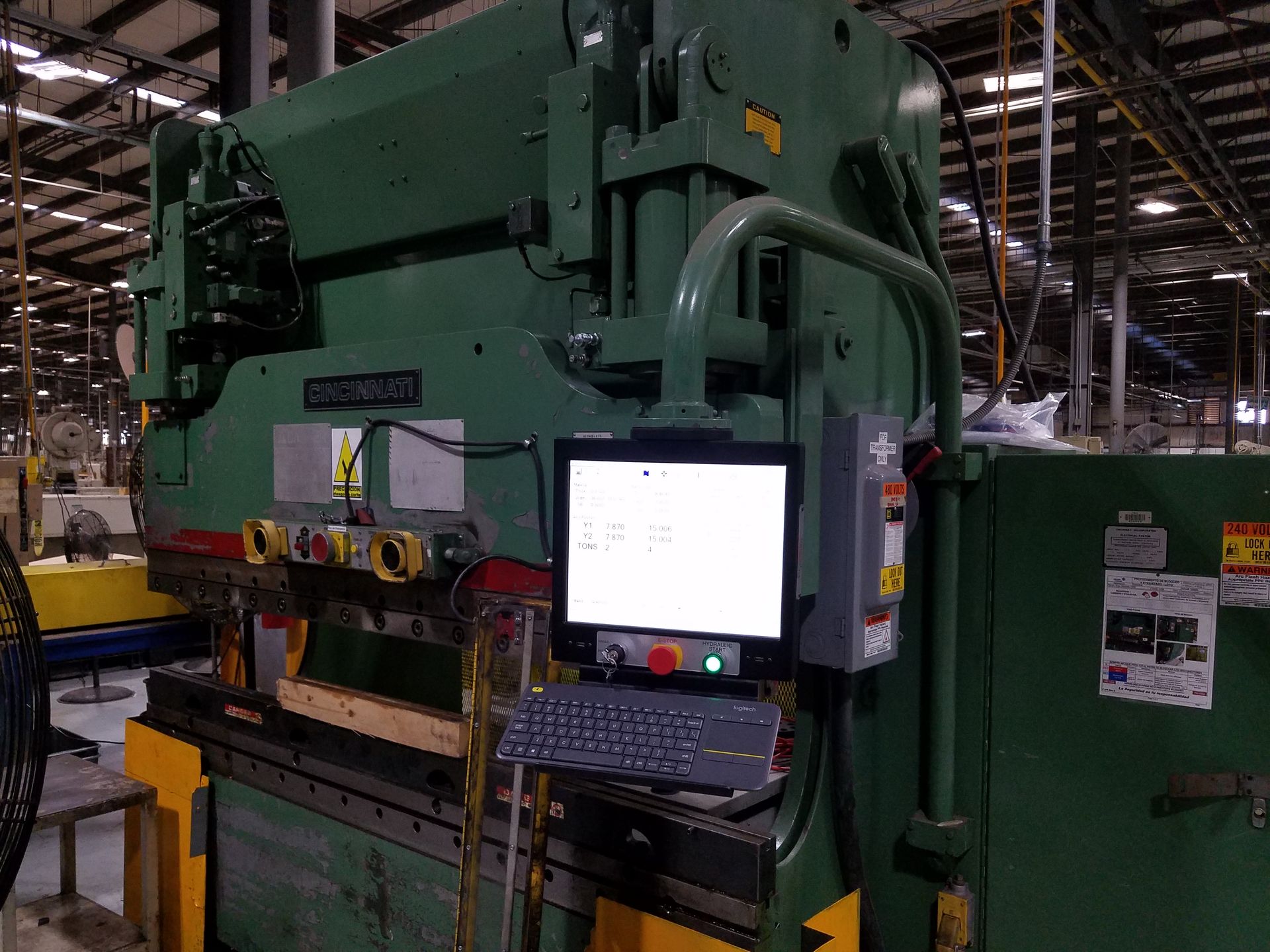 Cincinnati Press Brake Control Upgrade PC Controls
